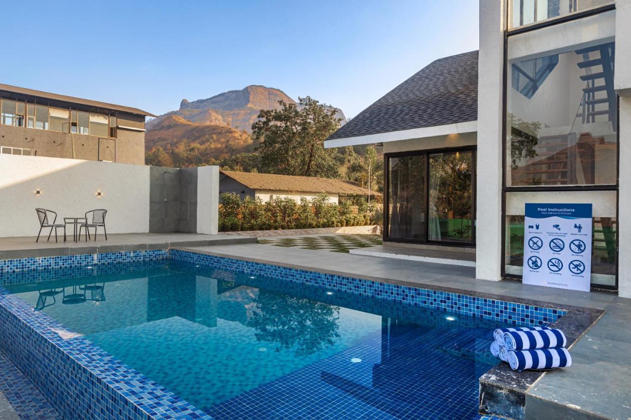 Saffronstays Stargazer, Karjat - Luxury Pool Villa With Lake View Eksteriør bilde